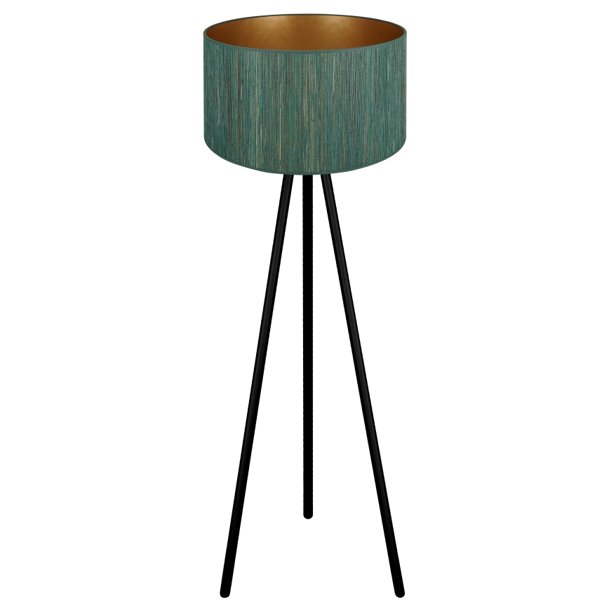 Brilagi - Lampada con piedistallo BOSTON ROLLER 1xE27/15W/230V paglia verde/oro