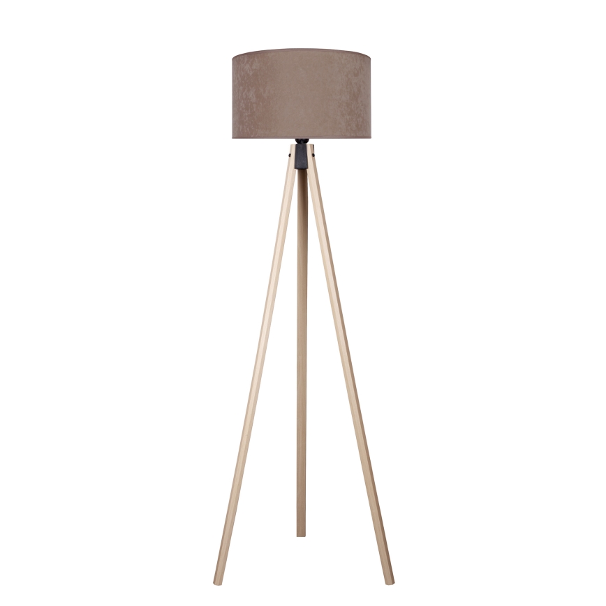 Brilagi - Lampada con piedistallo VELVET 1xE27/60W/230V beige