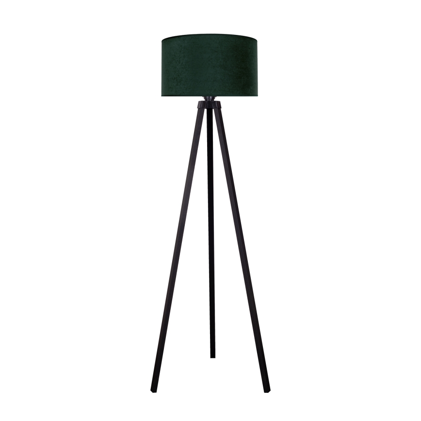 Brilagi - Lampada con piedistallo VELVET 1xE27/60W/230V nero/verde