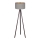 Brilagi - Lampada con piedistallo VELVET 1xE27/60W/230V wenge/grigio