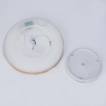 Brilagi - Plafoniera per bagno LED ULTRA SLIM 18W/230V Ø 30 cm dorata IP54