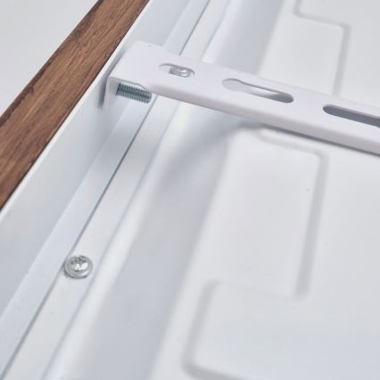 Brilagi - Plafoniera da bagno a LED WOODY FRAME LED/50W/230V 60x60 cm IP44 rovere/ciliegio
