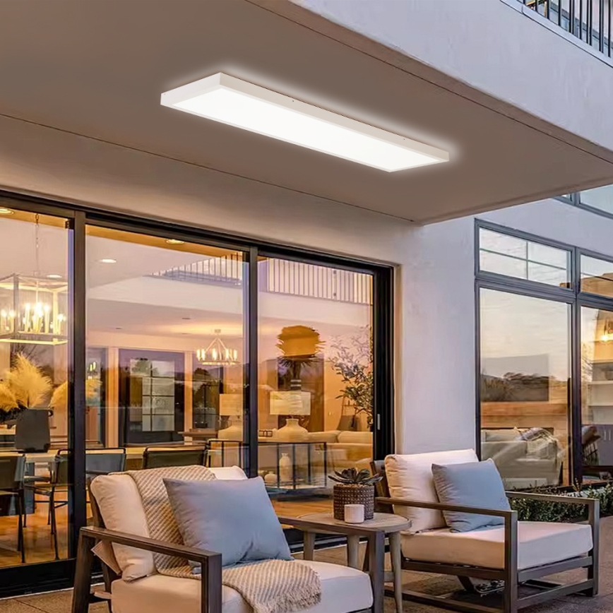 Brilagi - Plafoniera LED per bagno FRAME LED/50W/230V 120x30 cm 3000/4000/6000K IP44 bianca