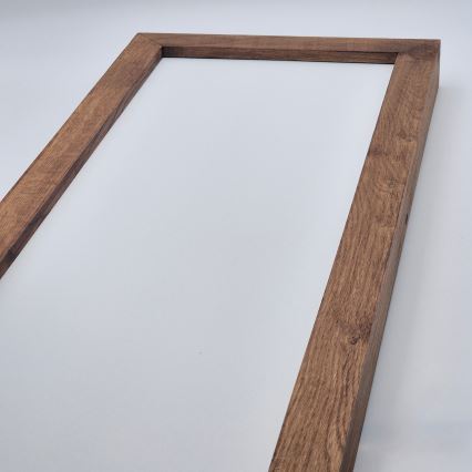 Brilagi - Lampada a soffitto da bagno LED WOODY FRAME LED/50W/230V 120x30 cm IP44 rovere ciliegio