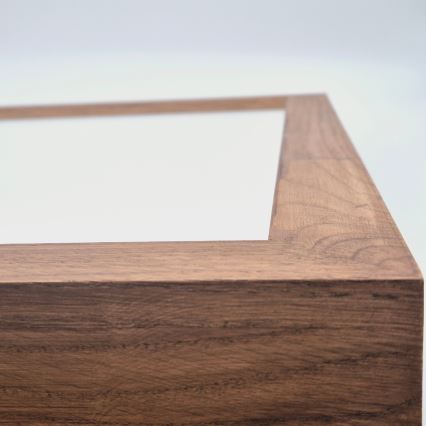 Brilagi - Plafoniera da bagno LED WOODY FRAME LED/50W/230V 60x60 cm IP44 rovere ciliegio
