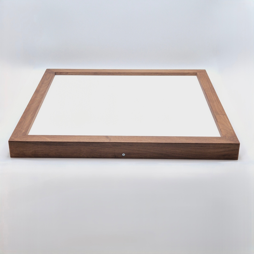 Brilagi - Plafoniera da bagno LED WOODY FRAME LED/50W/230V 60x60 cm IP44 rovere ciliegio