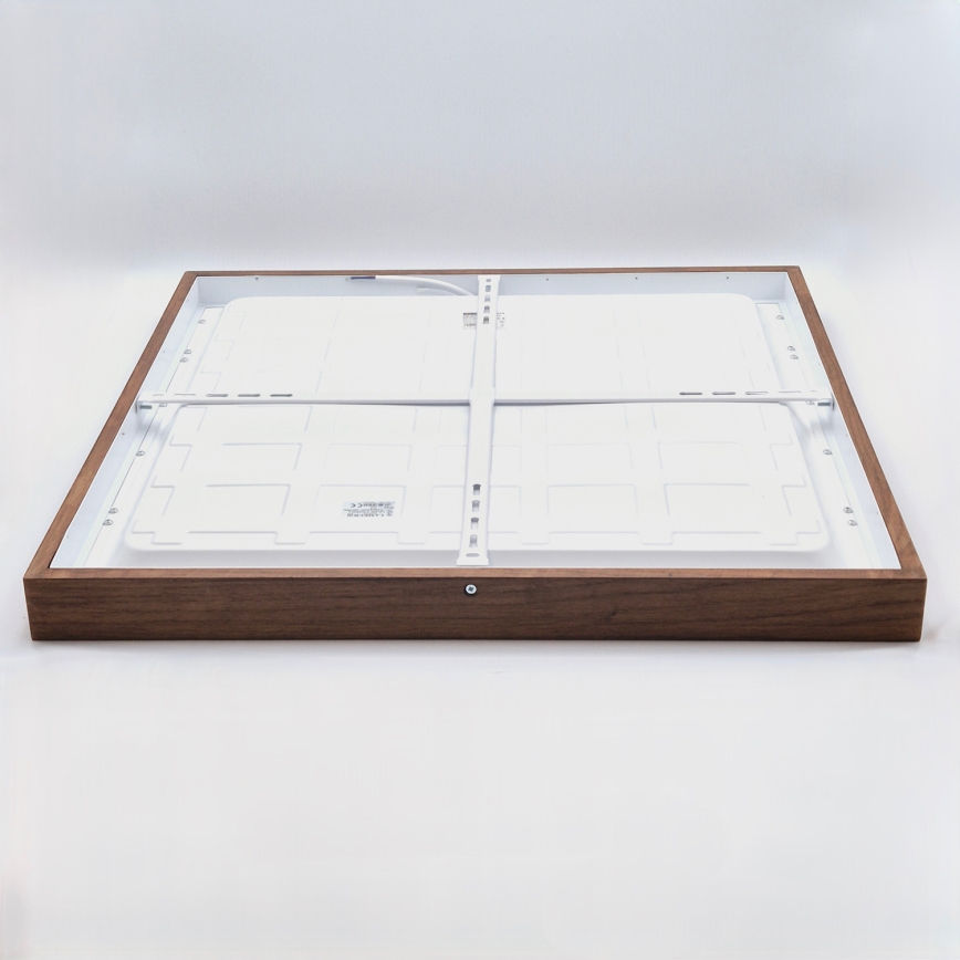 Brilagi - Plafoniera da bagno LED WOODY FRAME LED/50W/230V 60x60 cm IP44 rovere ciliegio