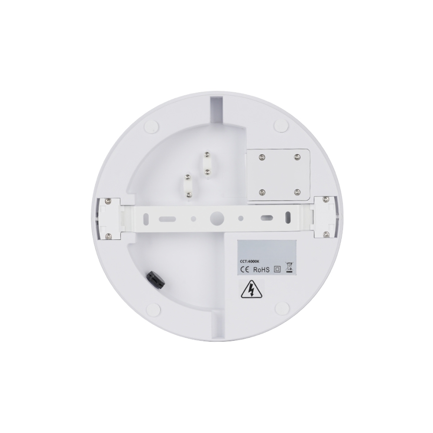 Brilagi - Plafoniera da esterno LED con sensore BENE LED/18W/230V diam. 21,5 cm bianca IP54