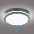 Brilagi - Lampada da esterno con sensore BENE LED/24W/230V Ø 26 cm antracite IP54