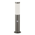 Brilagi - Lampada da esterno con sensore di movimento ELIA 1xE27/20W/230V IP44 50 cm cromo opaco