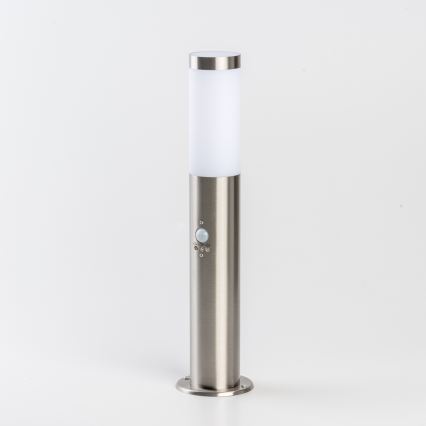 BRILAGI - Lampada da esterno con sensore di movimento ELIA 1xE27/20W/230V IP44 50 cm cromo opaco