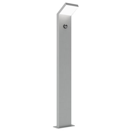 Brilagi - Lampada da esterno con sensore LED RIANO, 8W/230V, argento