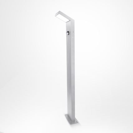 Brilagi - Lampada da esterno con sensore LED RIANO, 8W/230V, argento
