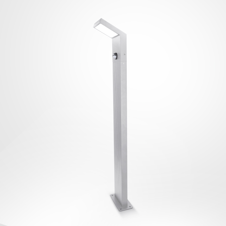 Brilagi - Lampada da esterno con sensore LED RIANO, 8W/230V, argento