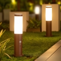 Brilagi - Lampada da esterno con sensore NOVA, 1x E27/15W/230V, 40 cm, IP44, marrone