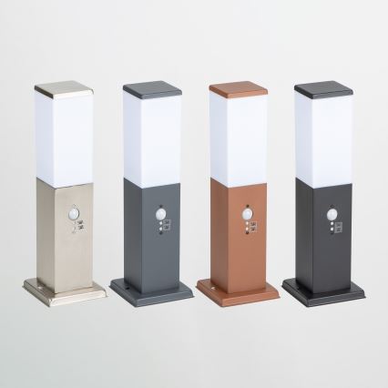 Brilagi - Lampada da esterno con sensore NOVA 1xE27/15W/230V 40 cm IP44 antracite