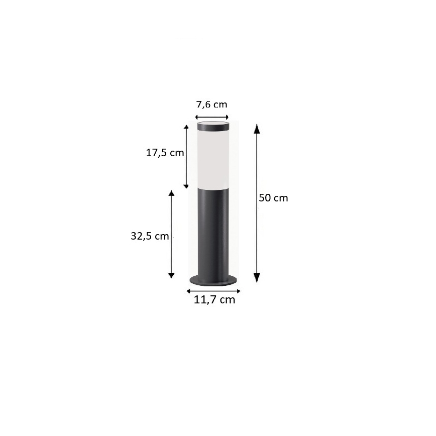BRILAGI - Lampada da esterno ELIA 1xE27/20W/230V IP44 50 cm antracite