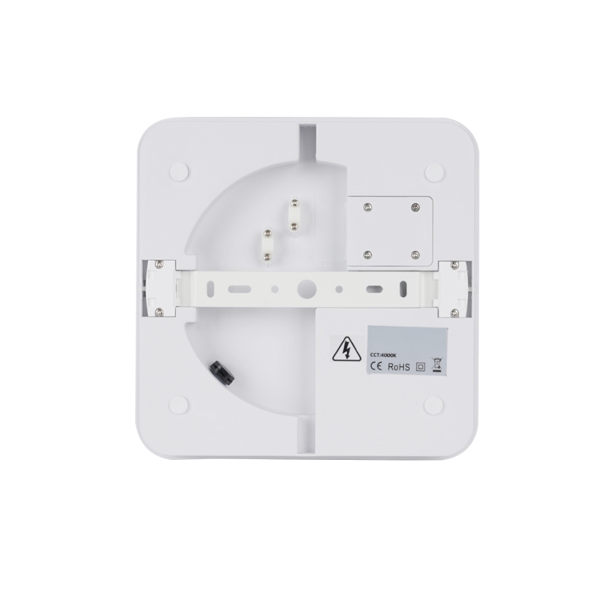 Brilagi - Lampada da esterno LED con sensore BENE LED/18W/230V 22x22 cm bianca IP54