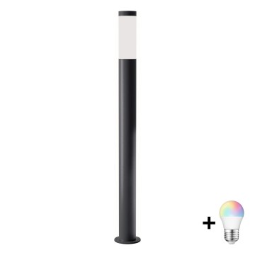 Brilagi - Lampada da esterno LED RGBW dimmerabile ELIA 1xE27/6,5W/230V 2700-6500K IP44 Wi-Fi 100 cm antracite