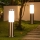 Brilagi - Lampada da esterno NOVA 1xE27/15W/230V 40 cm IP44 cromo opaco