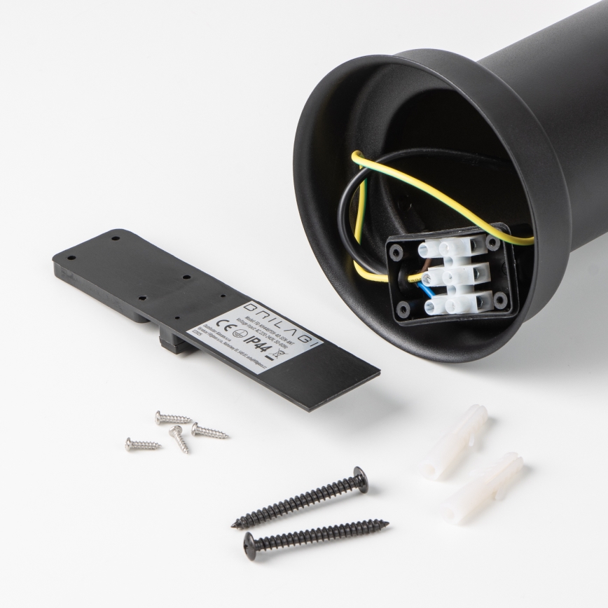 Brilagi - Lampada da esterno NOVA 1xE27/15W/230V 40 cm IP44 nera