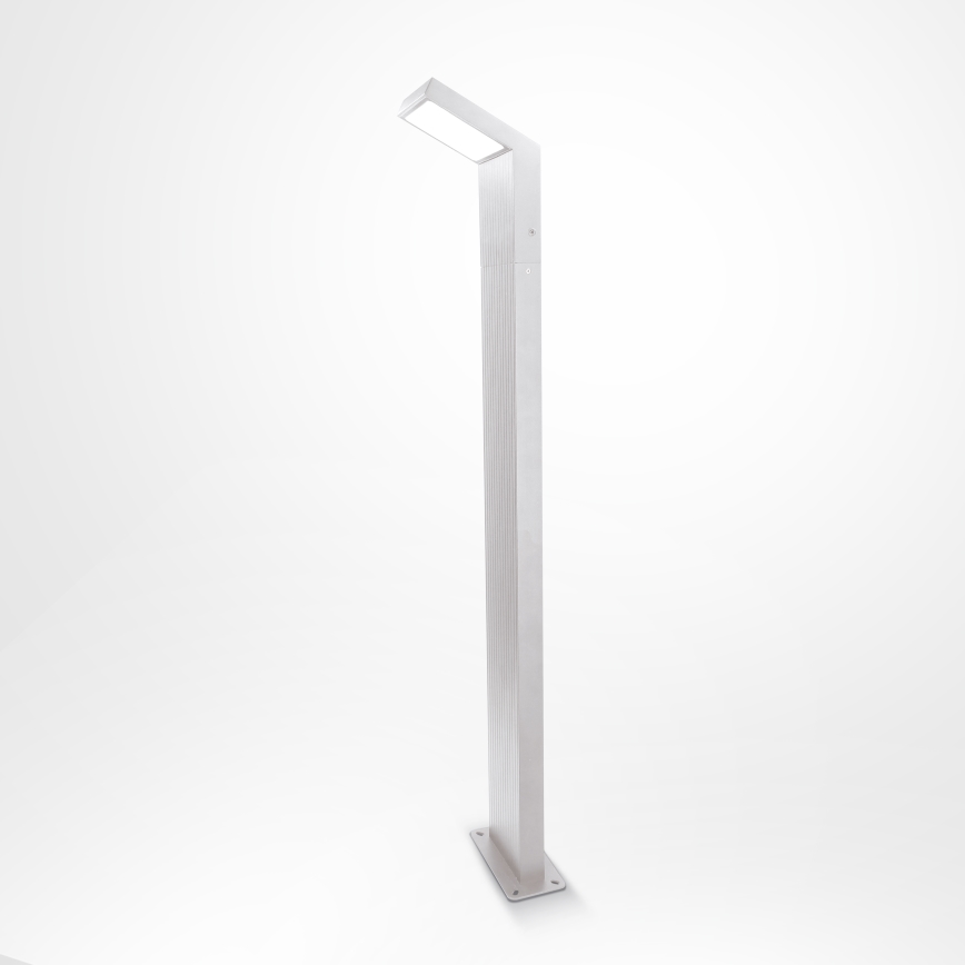 Brilagi - Lampada da esterno RIANO LED/8W/230V argento IP65 80 cm