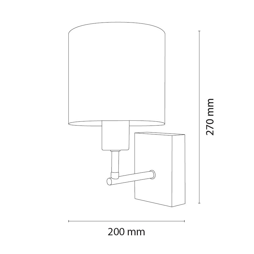 Brilagi - Lampada da parete per bambini BOBO WOOD 1xE27/25W/230V rovere/nero/bianco con animaletti