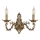 Brilagi - Lampada da parete CLASSIC 2xE14/10W/230V ottone