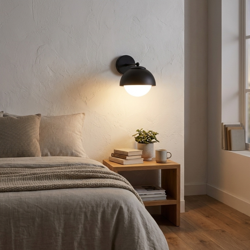 BRILAGI - Lampada da parete COSMO 1xE27/60W/230V nera