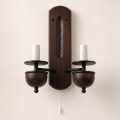 Brilagi - Lampada da parete COTTAGE 2xE14/40W/230V faggio
