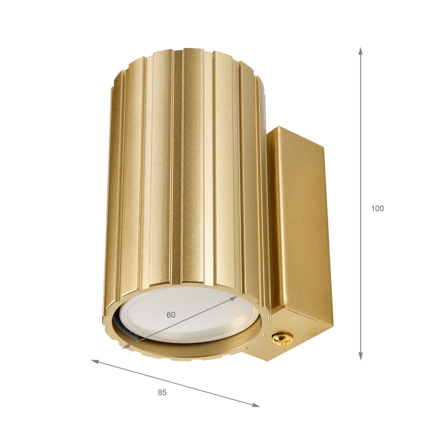 Brilagi - Lampada da parete CRISPINA 1xGU10/10W/230V 10 cm dorata