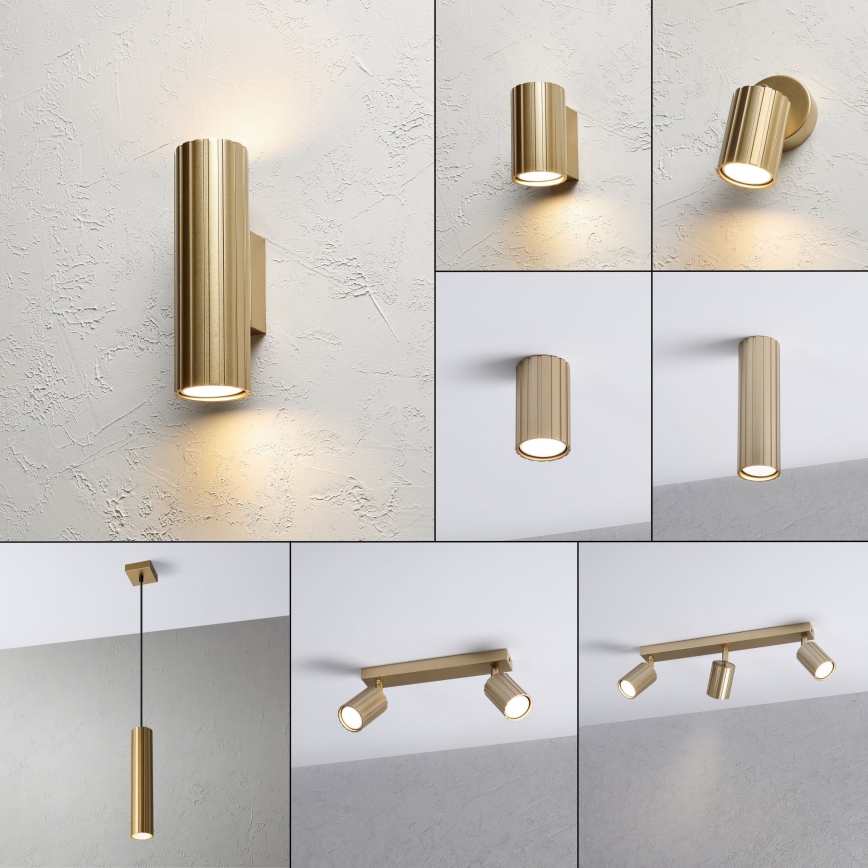 Brilagi - Lampada da parete CRISPINA 2xGU10/10W/230V 20 cm dorata