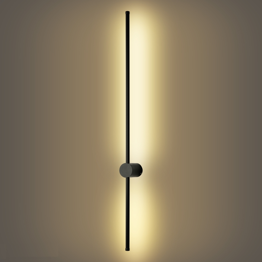 Brilagi - Lampada da parete da esterno LED AURA LED/20W/230V 3000K IP54 97 cm nera CRI 90