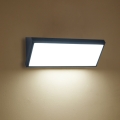 Brilagi - Lampada da parete esterna a LED con sensore TRIANGLE LED/42W/230V nera IP65