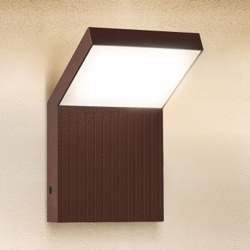 Brilagi - Lampada da parete esterna LED RIANO LED/8W/230V marrone IP65