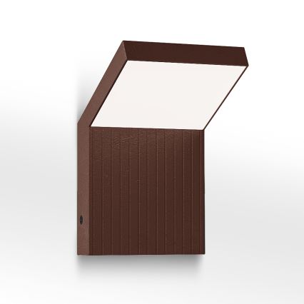 Brilagi - Lampada da parete esterna LED RIANO LED/8W/230V marrone IP65
