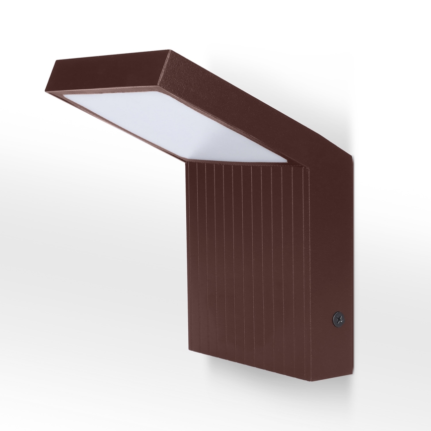 Brilagi - Lampada da parete esterna LED RIANO LED/8W/230V marrone IP65