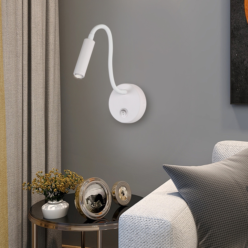 Brilagi - Lampada da parete flessibile dimmerabile a LED MAYA 1xG9/4W/230V bianco 2700-6500K Wi-Fi Tuya