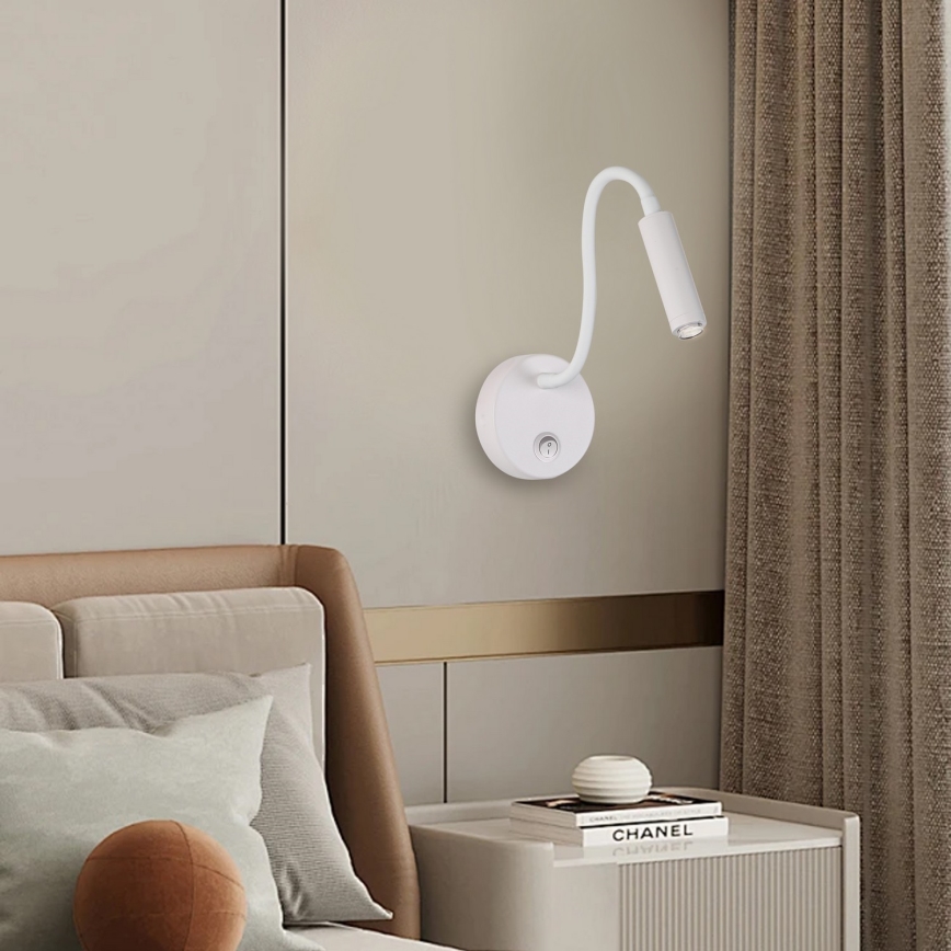Brilagi - Lampada da parete flessibile dimmerabile a LED MAYA 1xG9/4W/230V bianco 2700-6500K Wi-Fi Tuya