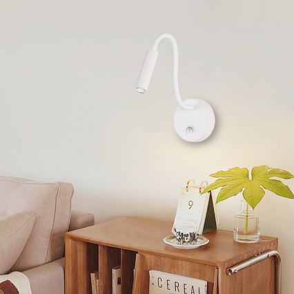 Brilagi - Lampada da parete flessibile dimmerabile a LED MAYA 1xG9/4W/230V bianco 2700-6500K Wi-Fi Tuya