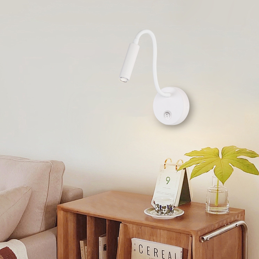 Brilagi - Lampada da parete flessibile dimmerabile a LED MAYA 1xG9/4W/230V bianco 2700-6500K Wi-Fi Tuya