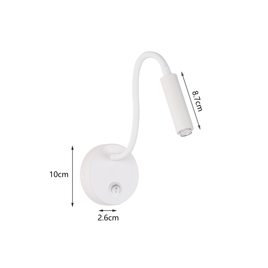 Brilagi - Lampada da parete flessibile dimmerabile a LED MAYA 1xG9/4W/230V bianco 2700-6500K Wi-Fi Tuya