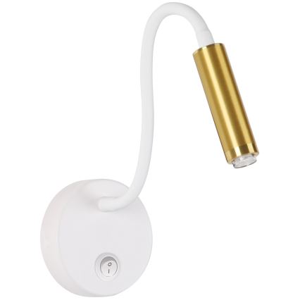 Brilagi - Lampada da parete flessibile dimmerabile a LED MAYA 1xG9/4W/230V bianco/oro 2700-6500K Wi-Fi Tuya