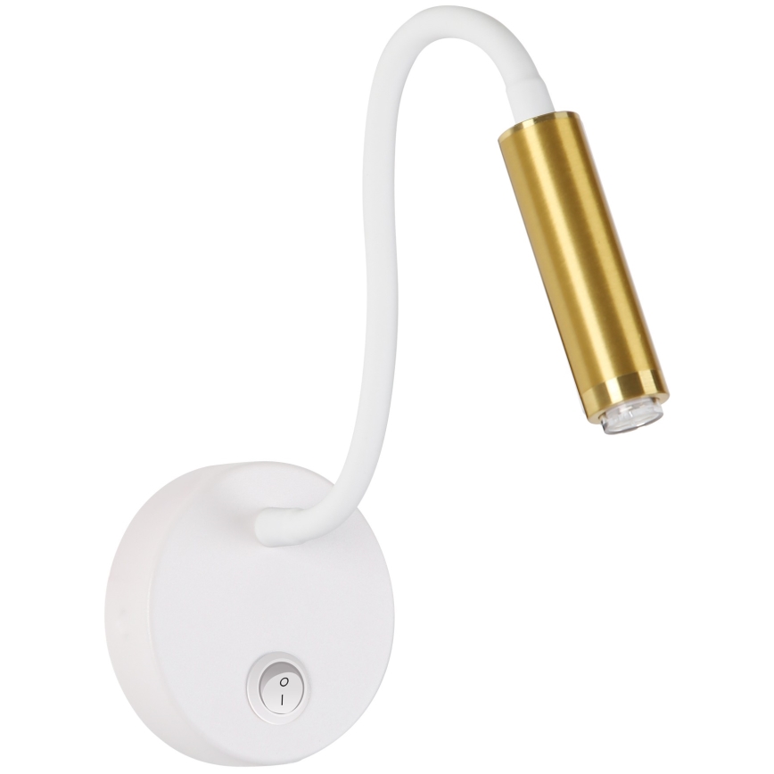 Brilagi - Lampada da parete flessibile dimmerabile a LED MAYA 1xG9/4W/230V bianco/oro 2700-6500K Wi-Fi Tuya