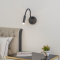 Brilagi - Lampada da parete flessibile dimmerabile a LED MAYA 1xG9/4W/230V nero 2700-6500K Wi-Fi Tuya