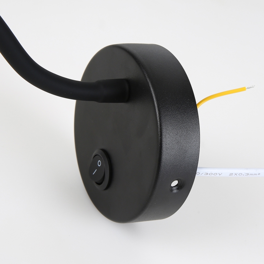 Brilagi - Lampada da parete flessibile dimmerabile a LED MAYA 1xG9/4W/230V nero 2700-6500K Wi-Fi Tuya