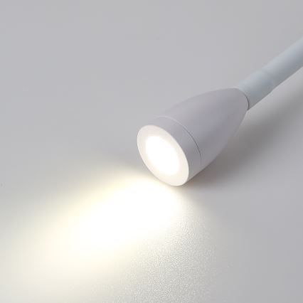 BRILAGI - Lampada da parete flessibile a LED MAYA DOUBLE LED/4W/230V + LED/3W bianca