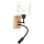 Brilagi - Lampada da parete flessibile LED per bambini BOBO WOOD 1xE27/25W/230V + LED/3W rovere/nera/bianca/unicorni