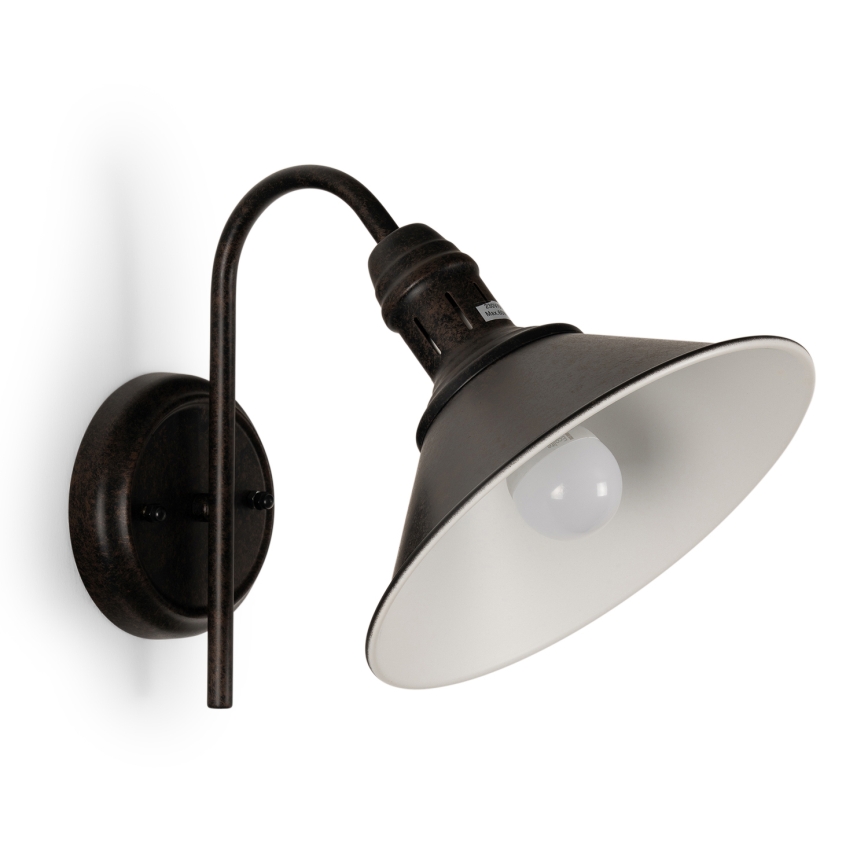BRILAGI - Lampada da parete FORGE 1xE27/60W/230V nera