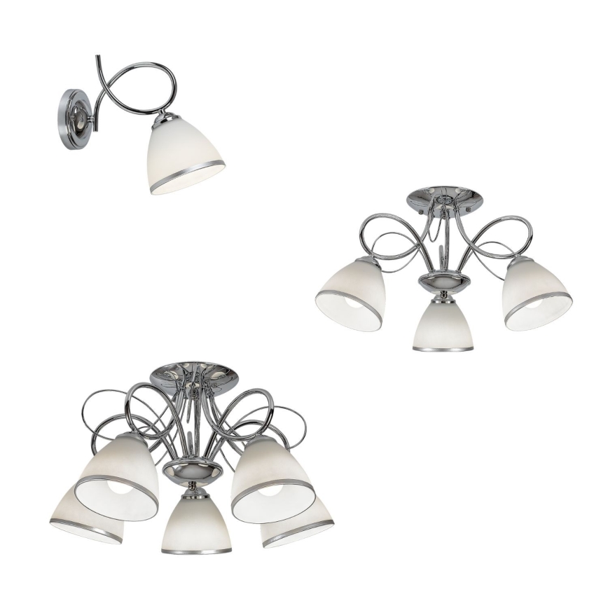 Brilagi - Lampada da parete FRED 1xE27/60W/230V cromo lucido